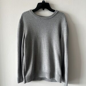 Express Light Gray Knit Sweater